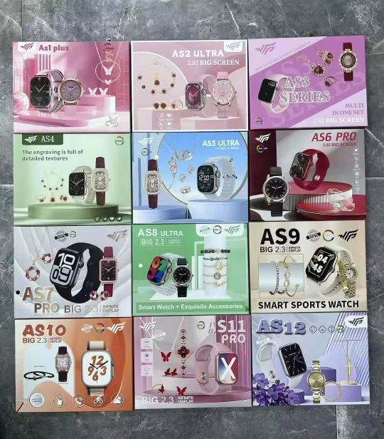 Hot Selling AS1 Plus AS2 Ultra AS3 AS4 Smart Watch Bluetooth Call Women Gift Set With Quartz Watch Jewelry for Ladies