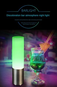 โคมไฟตั้งโต๊ะ DMX 2000M ควบคุมด้วยรีโมทคอนโทรลสร้างบรรยากาศแบบชาร์จไฟได้สำหรับงานปาร์ตี้ร้านอาหารบาร์ KTV โลโก้ที่กำหนดเอง - Product Image 5