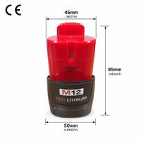 Batterie de remplacement au lithium-ion 12V compatible avec la série M12 48-11-2402 pour la vente en gros et l'approvisionnement OEM