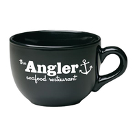 Tasse à thé en porcelaine grande capacité 450 ml, personnalisable avec logo, mug à café en céramique, tasse à soupe ou à latte pour cadeau d'entreprise