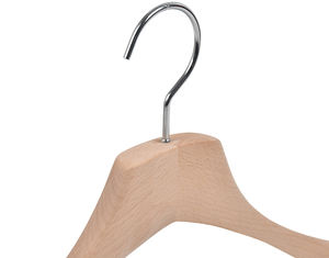 Cintre <span class=keywords><strong>de</strong></span> costume en bois <span class=keywords><strong>de</strong></span> marque avec logo personnalisé pour magasin <span class=keywords><strong>de</strong></span> vêtements - Product Image 4