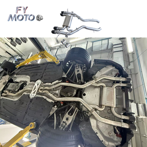 Escape Catback para <span class=keywords><strong>BMW</strong></span> S58 G80 <span class=keywords><strong>M3</strong></span> M4 2020 + con puntas de escape de fibra de carbono NEGRO MATE - Product Image 2