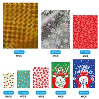 Weihnachten präsentiert Party Favor Folie Urlaub Kordel zug Wickels äcke Beutel Weihnachts geschenk Tasche