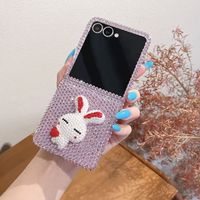 Casing Pelindung Ponsel Mewah Berkilau Penuh 3D Rhinestone Diamond untuk Samsung Z Flip 8/7/7Fe/6/6Fe/5/4/3