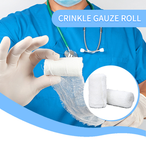 Venda de gasa tórpica de compresión táctica para empacar heridas, gasa de algodón arrugada plegada en Z - Product Image 2