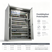 Gabinete de Control Industrial IP65, Panel de Control Eléctrico, Tablero de Distribución de Energía, Sistema de Automatización PLC, Personalizable