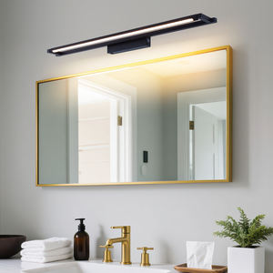 Miroir mural LED de style européen moderne, éclairage décoratif mural pour hôtel, villa, maison, salle de bain, toilettes - Product Image 4