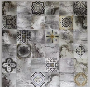 Trang Trí Nội Thất Mosaic Vuông Shape Mix Màu Nhôm Mosaic Đối Với Trang Trí Nội Thất Với Thiết Kế Hoa - Product Image 3