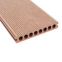 Planches de terrasse extérieures en composite bois-plastique (WPC) anti-termites et anti-pourriture, creuses, pour villas, hôtels, balcons et piscines