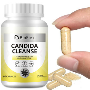 Custom Label Candida Cleanse Cápsulas Com Folha De Orégano, Ácido Caprílico & Lactospore | Candida Pílulas de Suporte para a Saúde Digestiva - Product Image 5