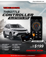 Wind Booster Auto Car Parts Product Mobile Intelligent Control Android IOS APP Wireless Electronic Throttle Control Pedal BOX