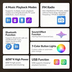 1 Din Universal Audio BT FM <b>USB</b> SD AUX Handsfree Stereo MP3 <b>Player</b> with Remote Control Car Amplifier - Product Image 5