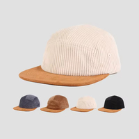 Gorra deportiva de pana suave estilo japonés, gorra de camping de gamuza de visera plana, superventas transfronteriza