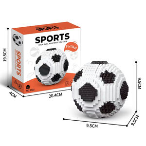 Coupe du Monde de Football 2026 : Meilleures ventes de blocs de construction micro-stades de football, jouets d'assemblage DIY, vente en gros - Product Image 1