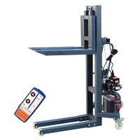 Chariot élévateur semi-électrique compact XINGZHOU 300 kg, mini-élévateur 3 m, gerbeur pour allées étroites, garantie 1 an pour restaurant/entrepôt/atelier