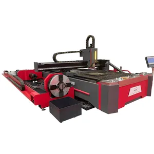 SUDA Cheap Price Plate and Tube Fiber Laser Cutting Machine 3kw Laser Cutting Machine for Metal Plate and Square Circle Tube