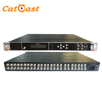 Modulateur DVB-S2 vers RF ISDB-T DVB-T ATSC DVB-C à 4/8/12/16/20/24 ports pour système CATV numérique