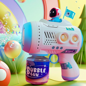 Bán Buôn Unisex Phim Hoạt Hình Bong Bóng Đồ Chơi Trẻ Em Mùa Hè Ngoài Trời Điện gatlin Hot Bán Đảng Thổi Bong Bóng Làm Bằng Nhựa Bền - Product Image 1