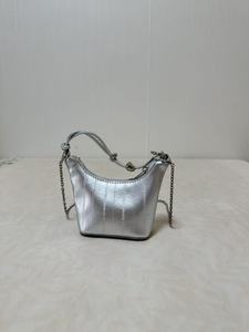 Custom Mini Cross body Bag Metallic Women's <b>Handbag</b> <b>small</b> Bucket Coin Purse Women's Fashion Chain Sling <b>Small</b> Crossbody Bags - Product Image 4