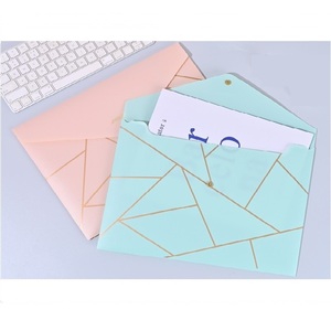Filing products conference Snap Design flexible PP plastic a4 file folder my clear bag folder button file holder organizer