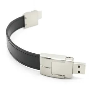 Jaster Wrist Band 32GB 64GB USB-Flash-Laufwerk USB 2.0 Stick 3.0 128GB 256GB Pen drive Pu Leder USB-Stick