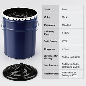 Pintura Líquida Ecológica Auto-Reparable para Reparación de Grietas <span class=keywords><strong>en</strong></span> Techos de Hormigón, Revestimiento Impermeable de Asfalto de Goma Sin Curado - Product Image 4
