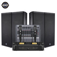 Système audio avec enceintes 600W 45Hz-20kHz, nouveau design, pour activités de plein air, DJ, discothèque, usage professionnel
