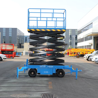 Plateforme de travail aérienne mobile industrielle à ciseaux, électrique et hydraulique, pour la réparation en haute altitude