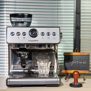 Pour machine à café expresso rétro italienne Empstorm 21M avec <span class=keywords><strong>broyeur</strong></span> électrique pour bureau hôtel extérieur ou voiture - Product Image 4
