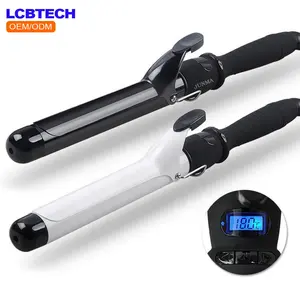 Meist verkaufte LCD-Anzeige Locken wickler Keramik Haar Lockens tab Profession elle Haar Waver Zange Styler Tools