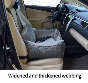 Porte-animal de compagnie, lit, niche souple, rehausseur, siège de <span class=keywords><strong>voiture</strong></span> pour chien, fournitures - Product Image 2