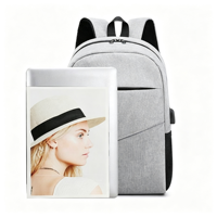 Sac à dos d'affaires USB pour ordinateur portable, sac à bandoulière en nylon pour homme, 3 pièces, prix d'usine, tendance
