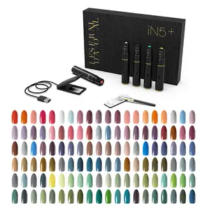 O2NAILS 120 colori Gel One-step 3 in 1 Set di smalti per unghie CPSR per uso domestico fai-da-te e regalo ideale per le donne