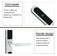 Cerraduras de Puerta RFID para Hotel Panwei, Cerradura de Seguridad sin Llave con Software de Sistema Gratuito
