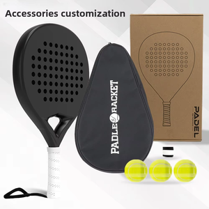 Raqueta <span class=keywords><strong>de</strong></span> Pádel Profesional <span class=keywords><strong>de</strong></span> Alta Calidad, Venta Directa <span class=keywords><strong>de</strong></span> Fábrica, Fibra <span class=keywords><strong>de</strong></span> Carbono 3K/12K/18K, Personalizable, para <span class=keywords><strong>Hombre</strong></span> y Mujer, para Exteriores - Product Image 2