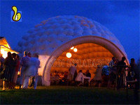 Grande tente extérieure de partie gonflable d'igloo de tente de dôme pour l'activité extérieure