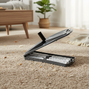 2026 Eco-Friendly <b>Large</b> 6 Row Crumb Brush <b>Roller</b> Handheld Manual Sweeper with New Condition for Carpet Cleaning - Product Image 3