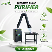 Purificateur de fumées de soudage à bras unique de 1,1 kW en gros pour les marchés mondiaux