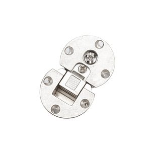Charnière à ressort Jiufa en alliage de zinc, charnière dissimulée à 180 degrés pour porte de placard, charnière pliante ronde pour meubles - Product Image 4