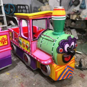 Train électrique populaire sur <span class=keywords><strong>rail</strong></span> lumineux pour enfants, manège de dessin animé pour parcs d'attractions et centres commerciaux - Product Image 2
