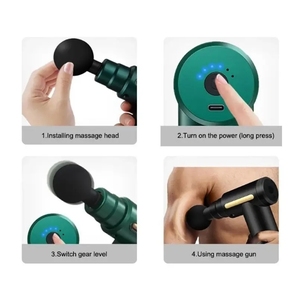Mini Pistola de Masaje Portátil, Máquina de Masaje Corporal de Fascia, Pistolas Eléctricas de Alta Frecuencia, Vibración, Masajeador Muscular de Tejido Profundo para Cuello - Product Image 5