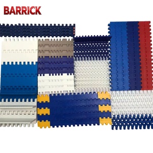 800 Serisi Modül Düz Tip Düz Modüler Bant POM Malzeme Dayanıklı Plastik Konveyör Gıda ve İçecek Hatları için - Product Image 6