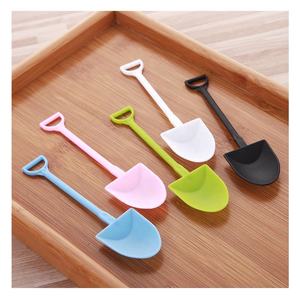 Vente en gros de mini glace pilée jetable en plastique clair, rose, bleu, vert, noir, salade de crème glacée, gâteau aux fruits, fourchette et cuillère à dessert - Product Image 6