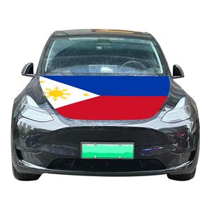 Vente en gros de housses de capot de voiture de style drapeau, résistantes à l'usure et durables, 120x150 cm, pour voitures aux Philippines - Product Image 1