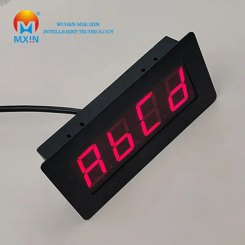 1.2 Inch 4-bit Industrial Red Color Led Segment MODBUS Rtu Protocol 4-bit RS485 Digital Tube Display