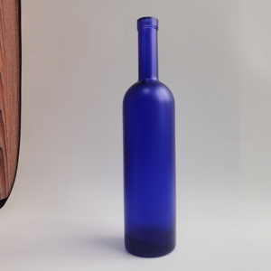 Trung Quốc Nhà máy tùy chỉnh 500ml màu xanh rỗng Glass Wine Bottle rượu mạnh rượu chai cho <span class=keywords><strong>Vodka</strong></span> Whisky rượu uống - Product Image 4