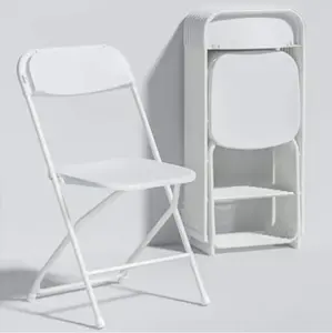 With Non-slip Mat The Most Popular Indoor Portable Plastic Outdoor Folding Garden Plastic Chairs Wholesale For Events