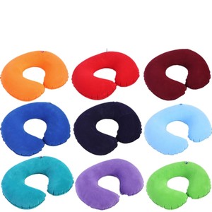 Inflatable C-<b>Shaped</b> Travel <b>Pillow</b> 38x27cm For Car Airplane Neck Support Youth Use - Product Image 1