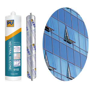 Sellador de Silicona Multifuncional de 300 ml, 100% Silicona, Curado Rápido, Adhesivo Neutro para Construcción y Diversos Usos - Product Image 1
