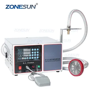 Zonesun ZS-GFK17C Automatische Vulmachine Wasmiddel Shampoo Sap Machine Olie Water Melk Vloeibare Fles Vulmachine